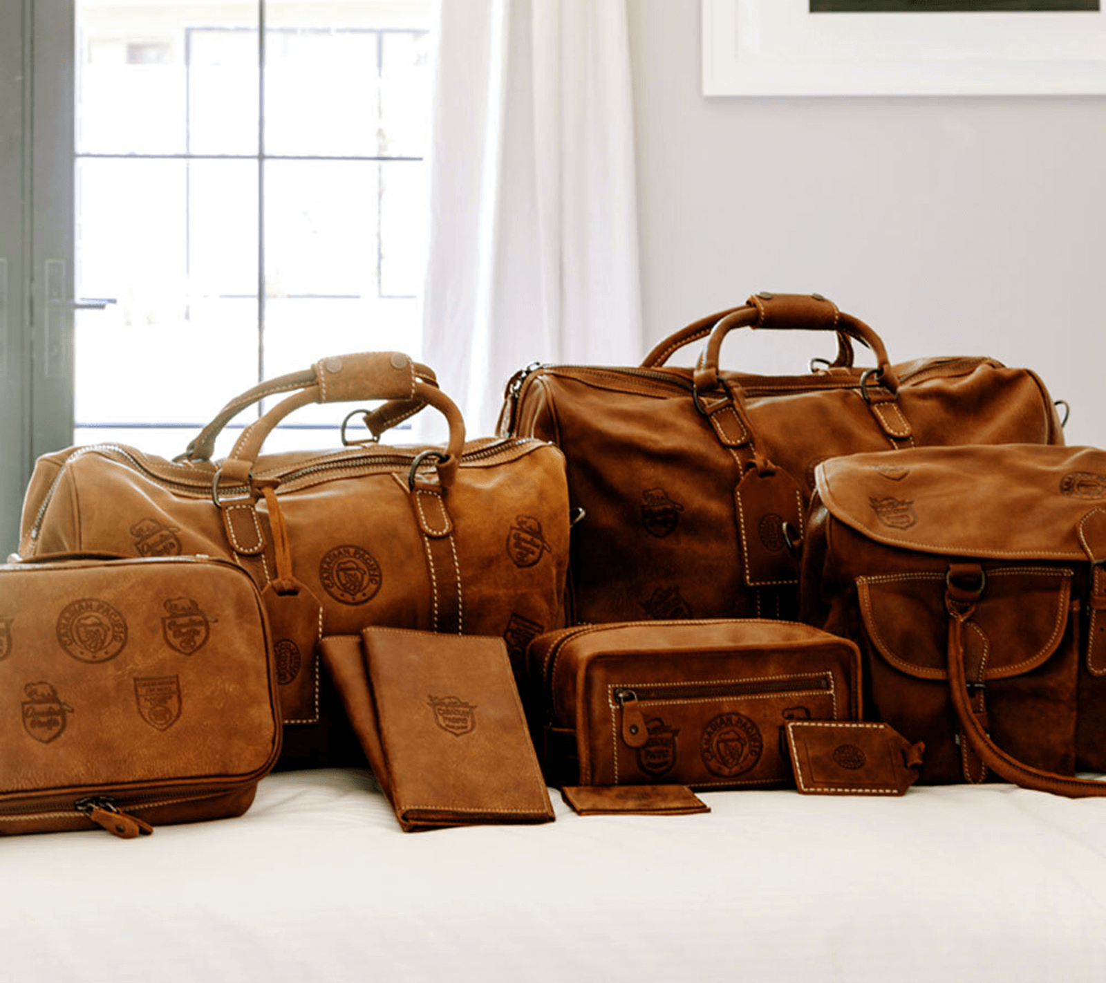 Leather Luggage Fairmont Store US