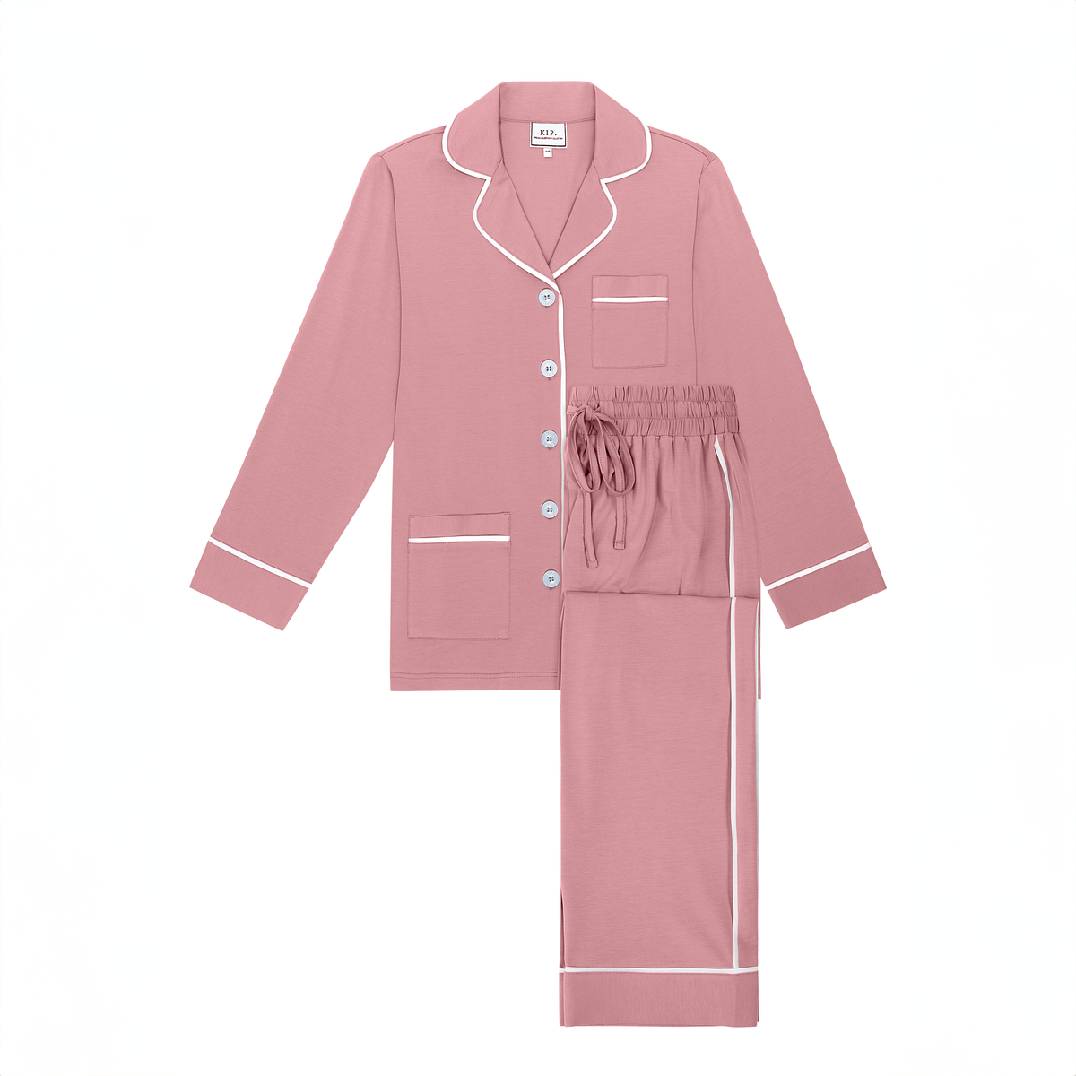KIP Luxe Stretch Cotton Pajama Set
