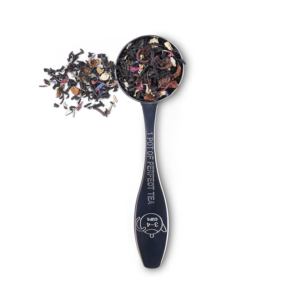 Teaspoon with loose leaf tea for a perfect pot of tea (3 - 4 cups)