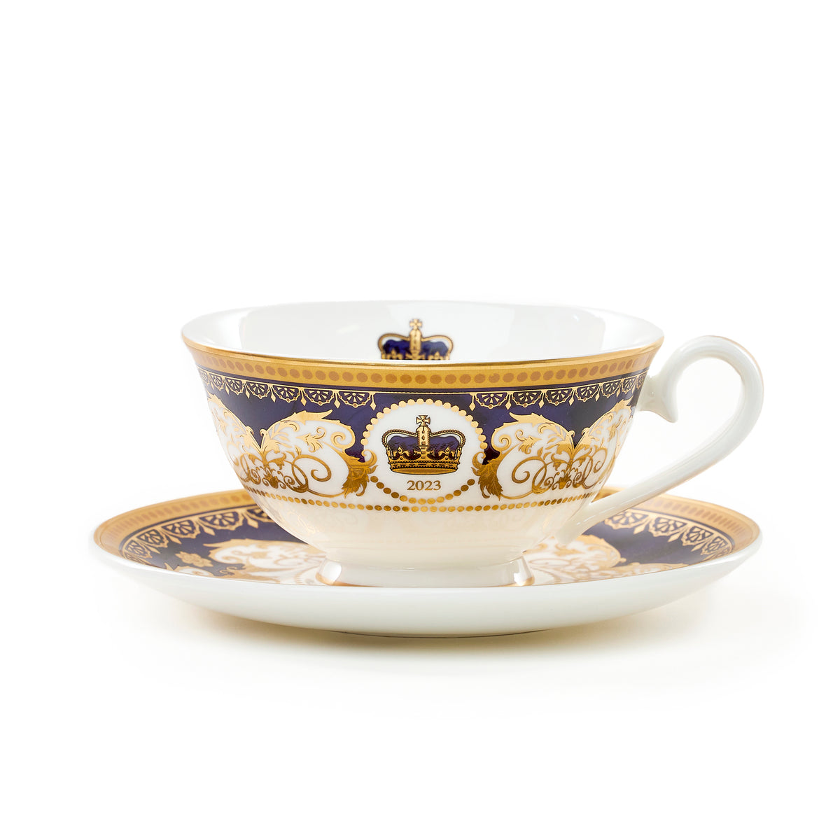 King Charles III Coronation Tea Cup and Saucer Set