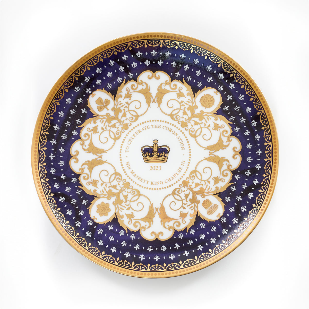 King Charles III Coronation Coupe Plate
