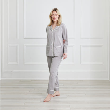 KIP Luxe Stretch Cotton Pajama Set