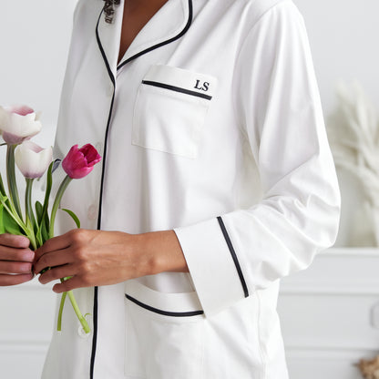 KIP Luxe Stretch Cotton Pajama Set