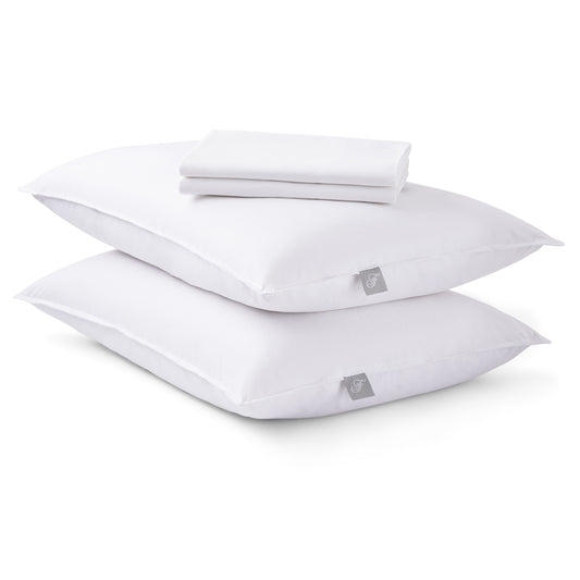 Queen Firm Feather Pillow Bundle