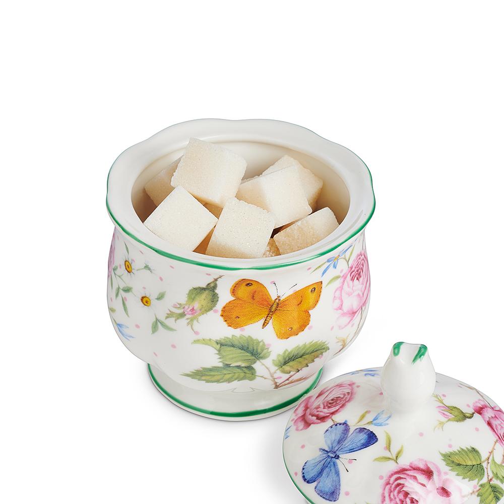 Fairmont Botanical Gardens China Collection - Sugar Bowl and Cubes