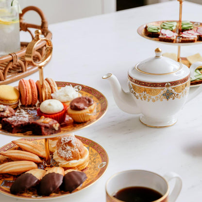 Library Collection - 2 tier cake stand for high tea
