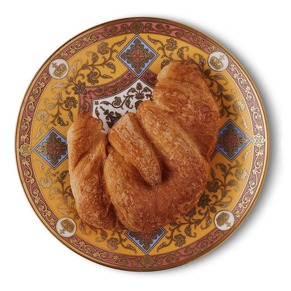 Library Collection 8" plate with croissant