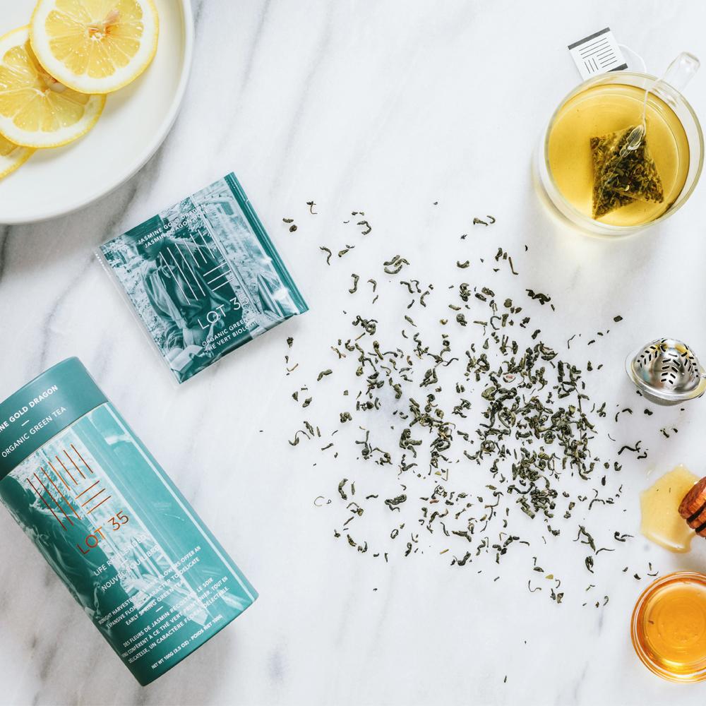 Organic Jasmine Gold Dragon Tea | Lot 35 | Fairmont Store