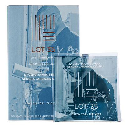 Kyushu Japan Sencha individual tea bag by Lot 35
