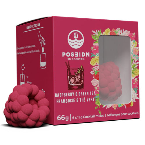 Poseidn Cocktail Bombs - Raspberry &amp; Green Tea