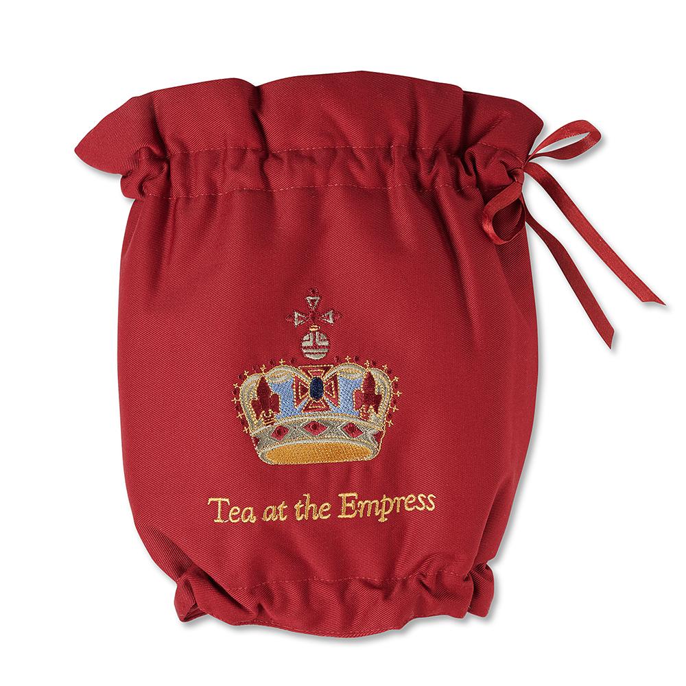 Empress Royal Pattern Teapot Cozy - Burgundy