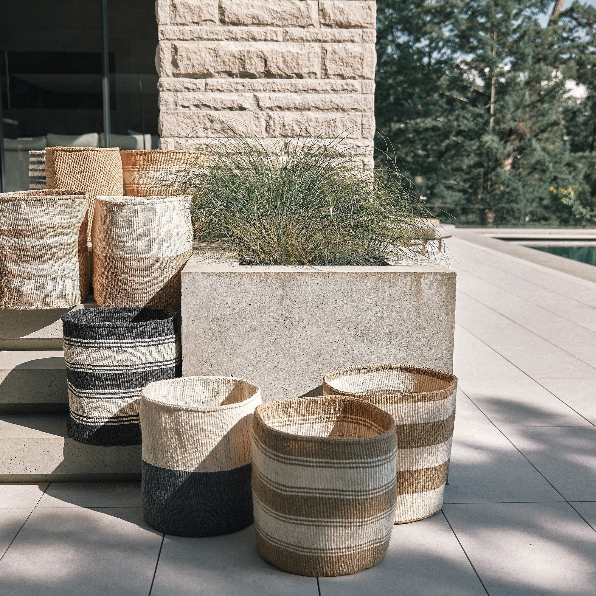 Sisal Solid Basket - Handwoven African Baskets | Obakki – Fairmont