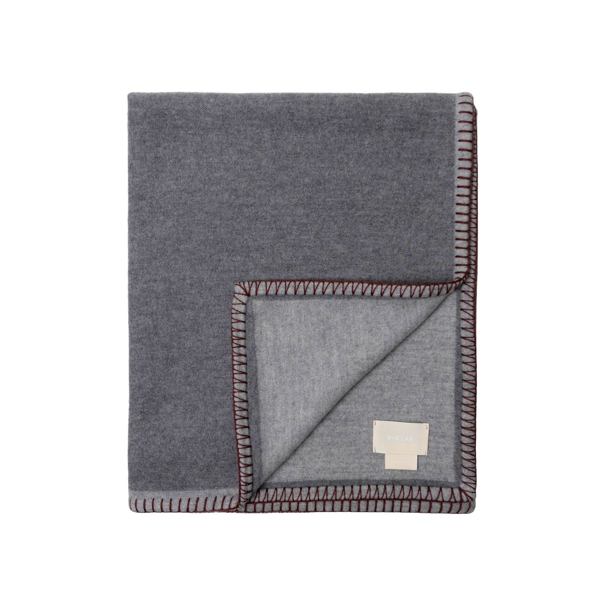 Doppio Double Sided Blanket | Warm Gray Home Textiles