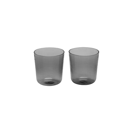 Fog Gray Luisa Vino | Set of 2 Glassware