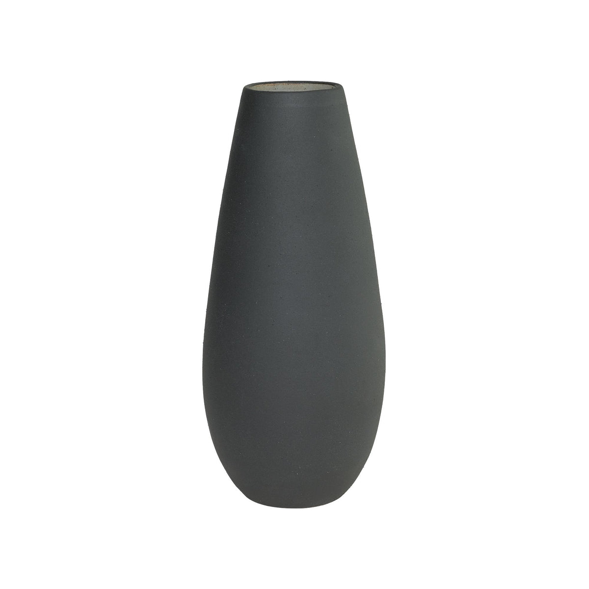 Gota Vase | L Vases + Planters Black